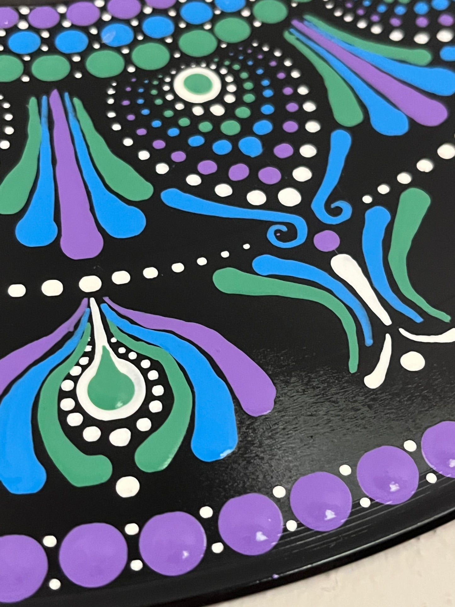 Steppenwolf - “Steppenwolf Gold” mandala dot painted vinyl record album