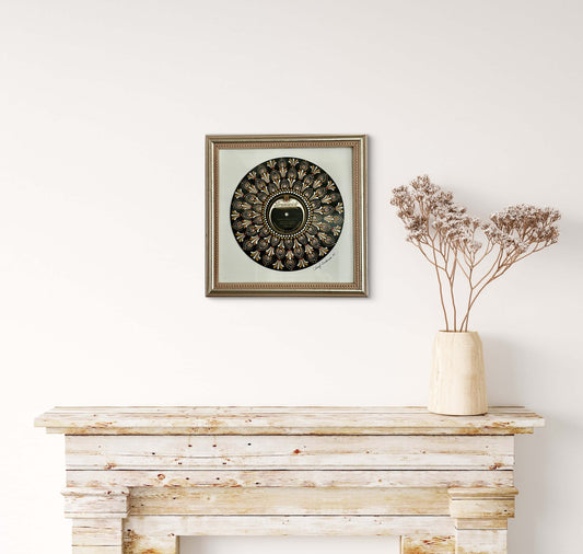 Farewell Blues - Foxtrot by Isham Jones Orchestra mandala dot painted vinyl record album