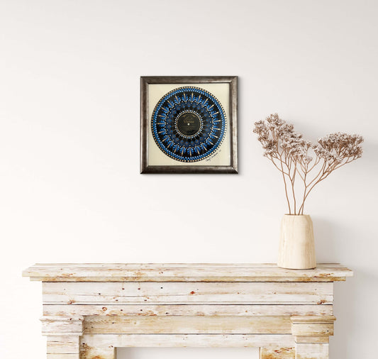 Down Hearted Blues Medley Foxtrot - Tennessee Ten mandala dot painted vinyl record album