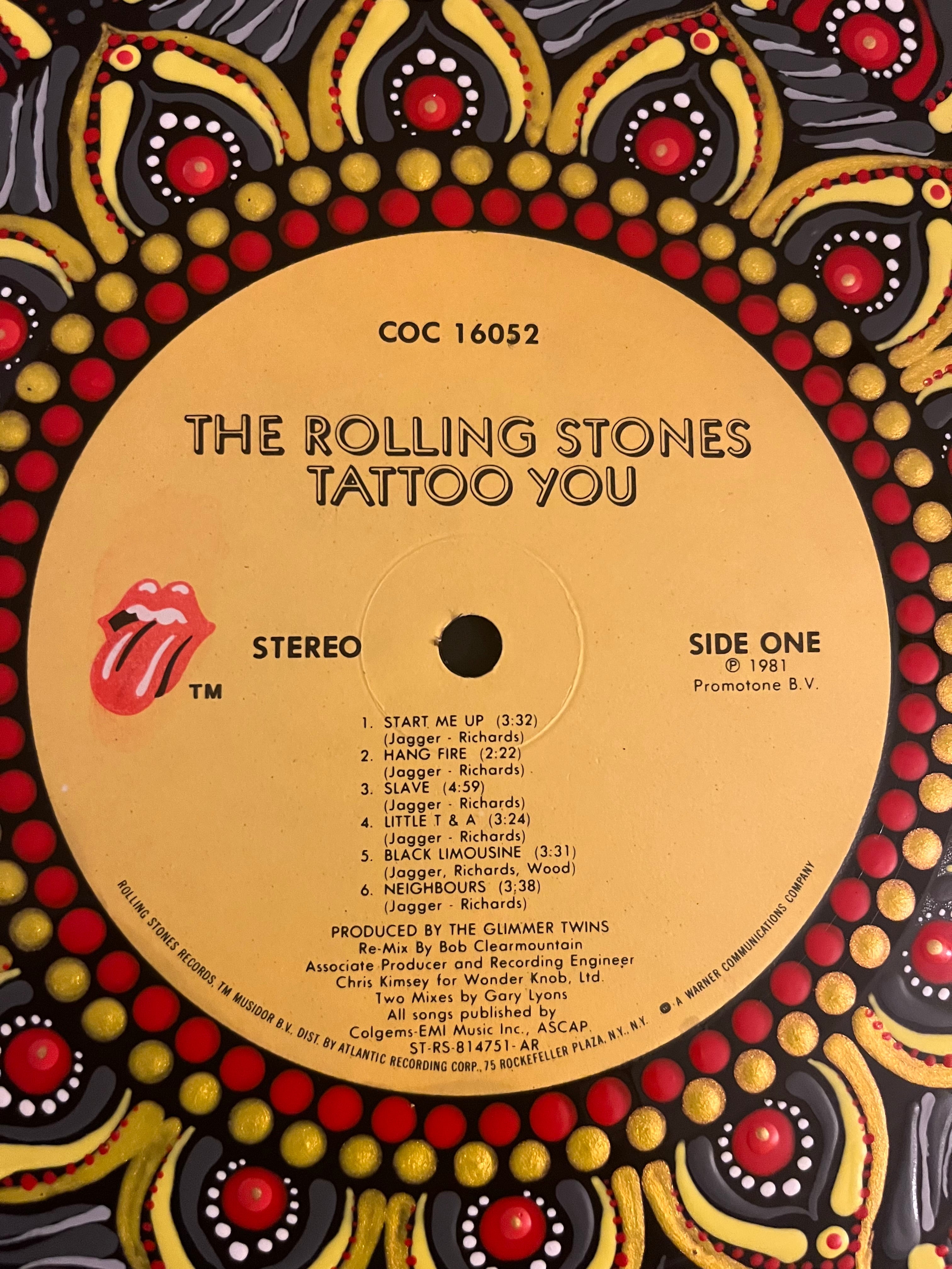 EMOTIONAL TATTOO ROLLING STONES オレンジレコード EMOTIONAL TATTOO ROLLING STONES オレンジレコード レコード