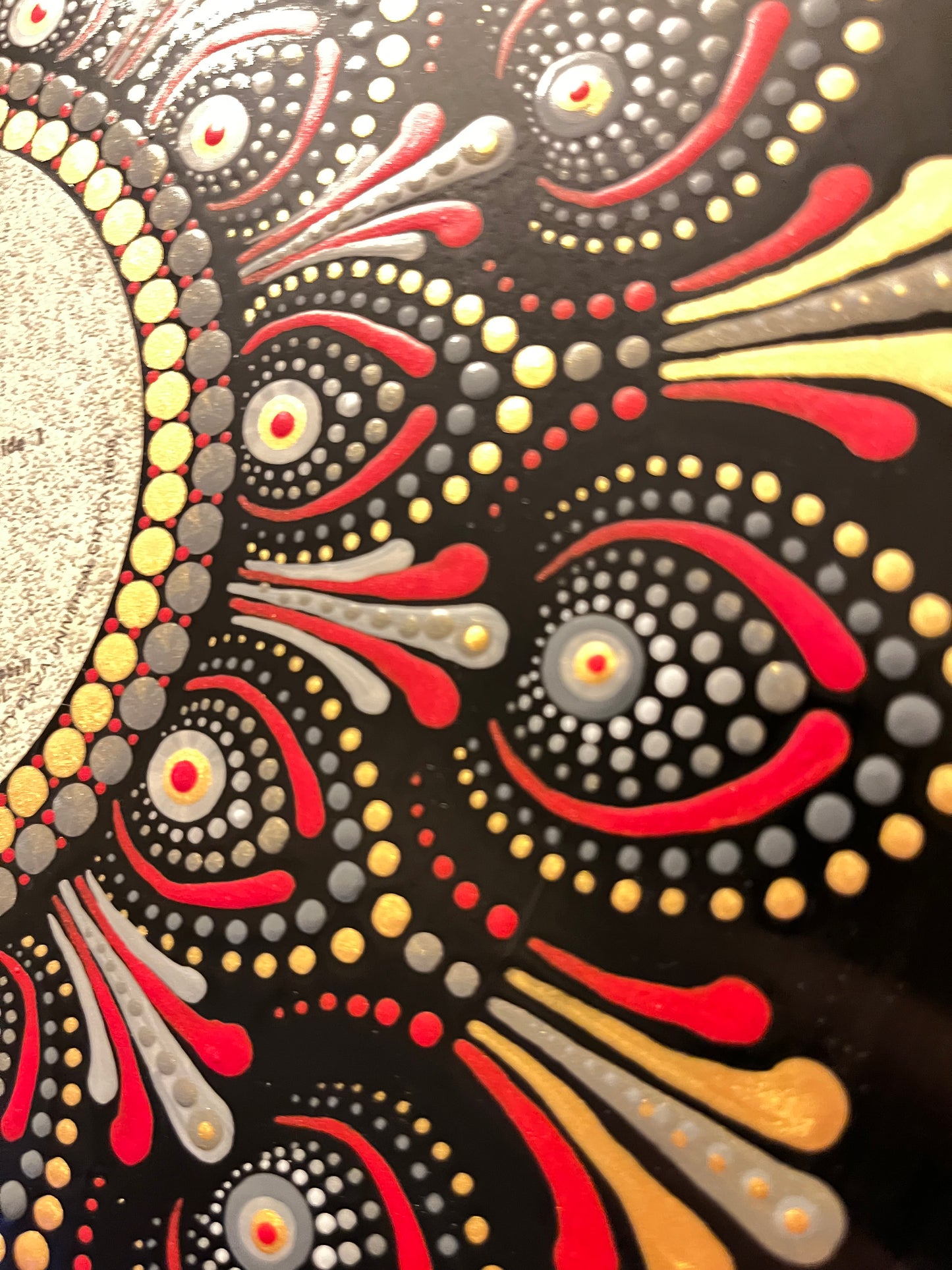 Tom Petty And The Heartbreakers - Damn The Torpedoes mandala dot painted vinyl record album