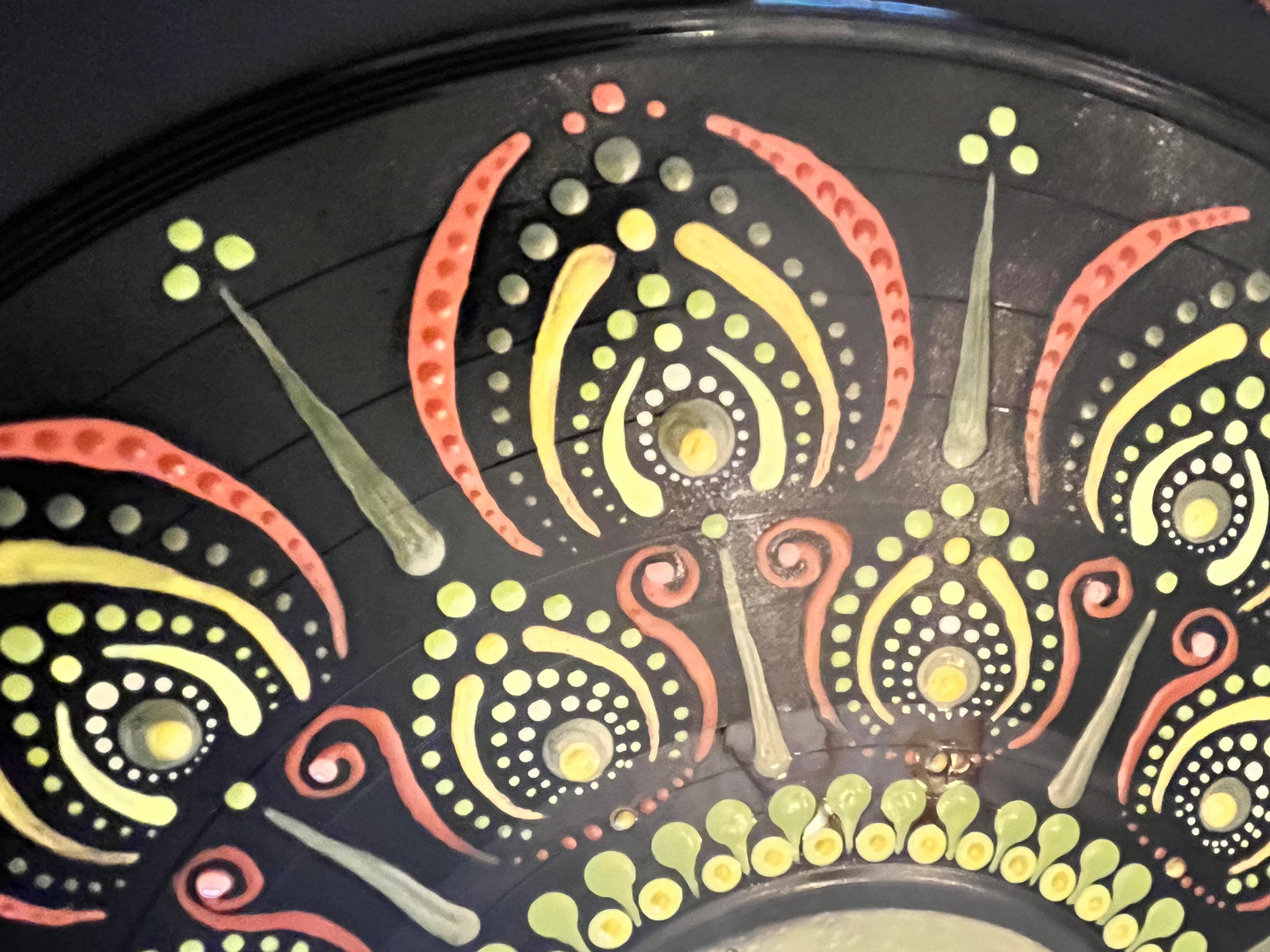 The Beatles - ‘65 Mandala dot painted vinyl record album