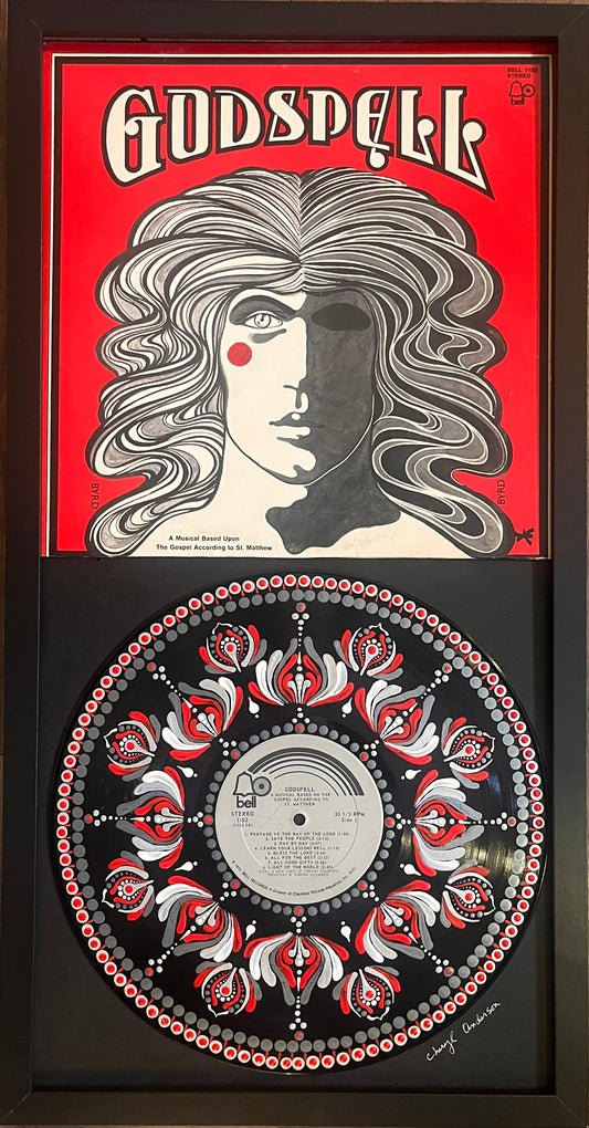 Godspell - Original Soundtrack | Hand-Painted Framed Vinyl Record Art