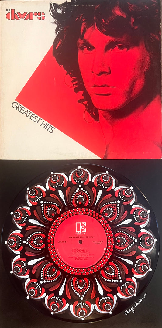 The Doors - Greatest Hits | Hand-Painted Vinyl Art