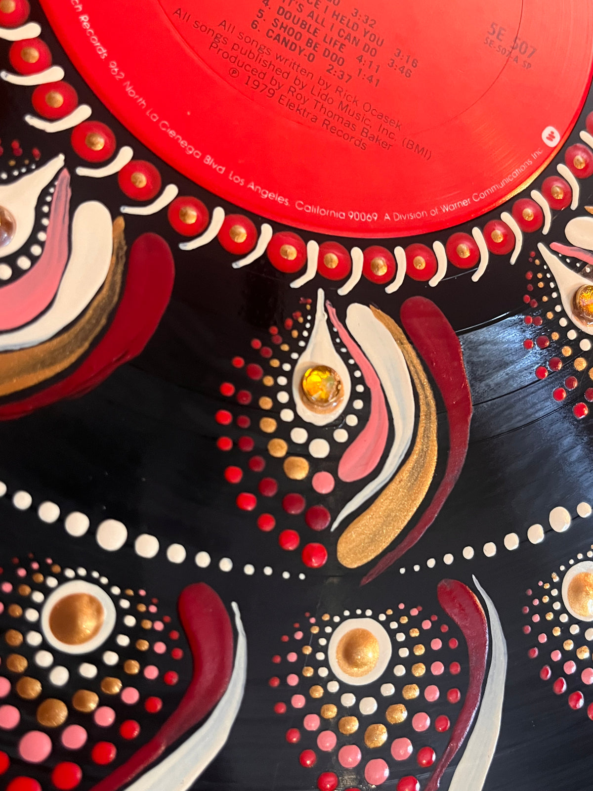 The Cars - Candy-O | Hand-Painted Framed Vinyl Record Art