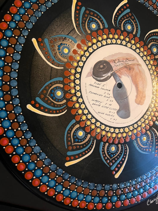 Rolling Stones - Made In The Shade | Hand Painted Framed Vinyl Record Art